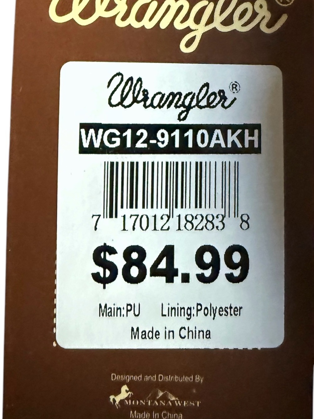 Wrangler Drawstring Backpack with Front Pockets - Picture 5 of 5